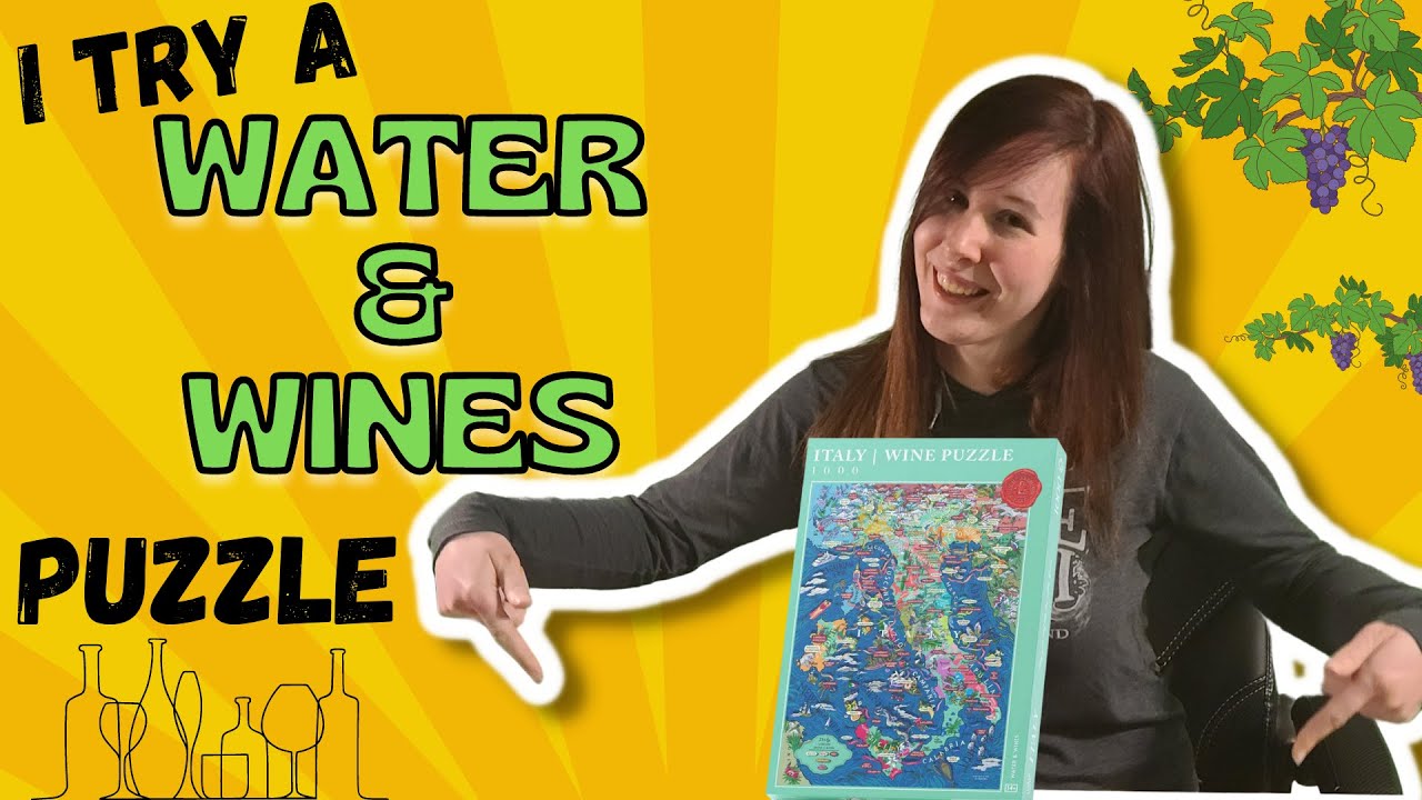 I try a new Water & Wines puzzle!!! This puzzle looks amazing!