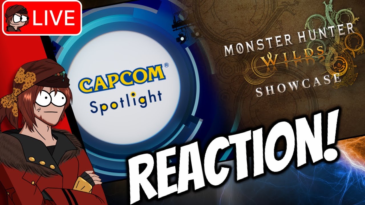 LIVE🔴KRIMSON KB LIVE REACTS - Capcom Spotlight + Monster Hunter Wilds ...
