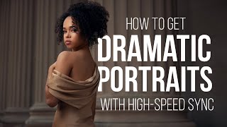 How to Capture Dramatic Portraits with High-Speed Sync by Westcott Lighting 16,679 views 9 months ago 5 minutes, 20 seconds