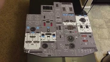 Overhead Panel & Autopilot MCP Templates for Boeing 737 NGX Simulator