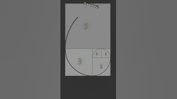 Golden Ratio Spiral& Fibonacci Numbers #maths