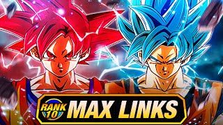 DOMINATING EZA POWER! LEVEL 10 LINKS 100% RAINBOW STAR EZA TRANSFORMING GOKU! (DBZ: Dokkan Battle)