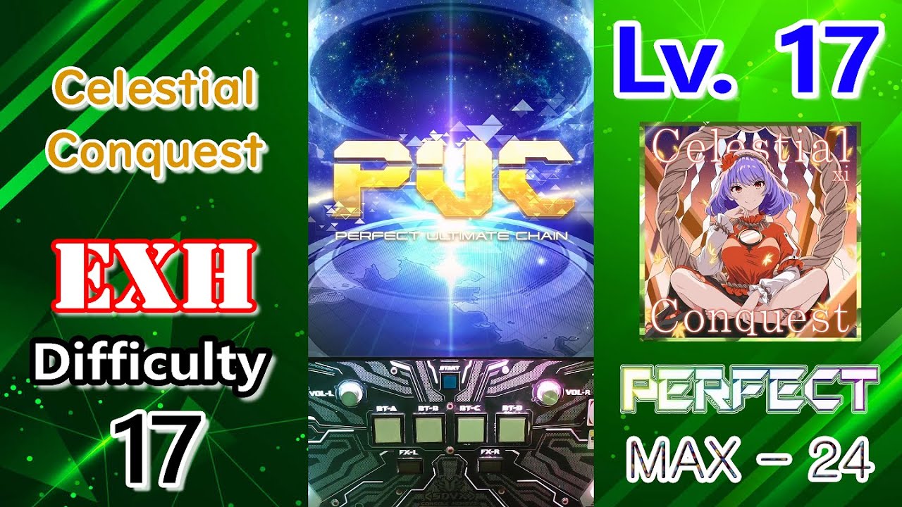 [SDVX VII] Celestial Conquest 『EXH』 PUC (Key Sound)