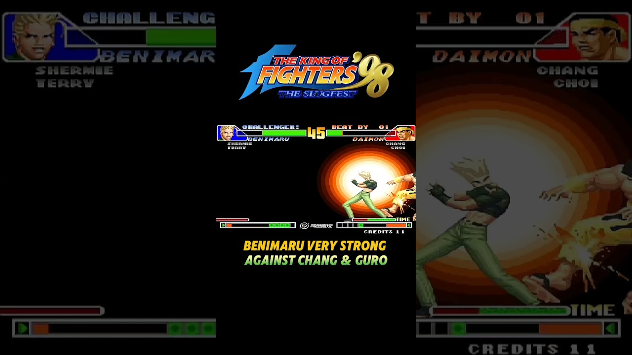 kof98 🔥 Benimaru Vs Daimon & Chang 🔥 | 