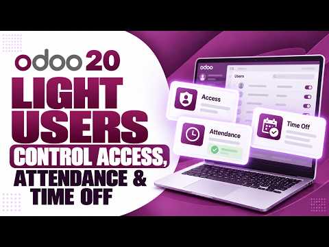 Odoo 20 Light Users: How to Control User Access, Attendance & Time Off