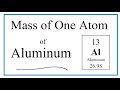 Isotopes and Atomic Mass Concepts