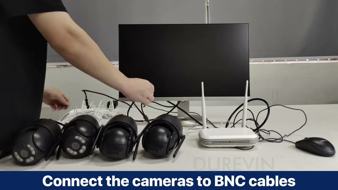 Kit de Caméras de Surveillance SECUMAX Double Vision 6MP Wi Fi PTZ V2