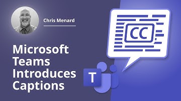 Live Captions in a Microsoft Teams Meeting