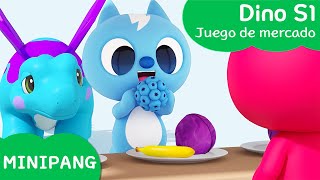 Aprende las colores con MINIPANG | dino S1 | Juego de mercado 🧺 | MINIPANG TV 3D Play