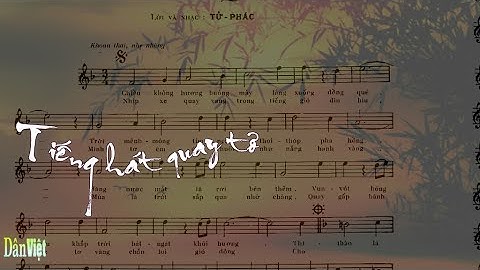 Tiếng Hát Quay Tơ , Sáng tác Tử Phác , Ca sĩ Mai Hương