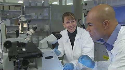 Scientist with microscope  stock Footage #copyrightfree #stockvideo #free