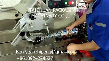 How to installing film roll on horizontal flow packing machine