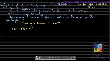CSEC / GCE / O-Level Add Math SURDS Practice Question 2