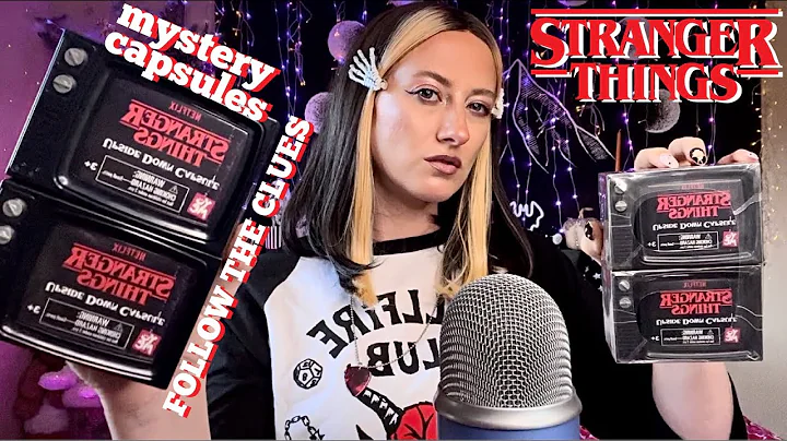 Stranger Things ASMR | Upside Down Mystery Capsules Haul and Unboxing 🚲✨