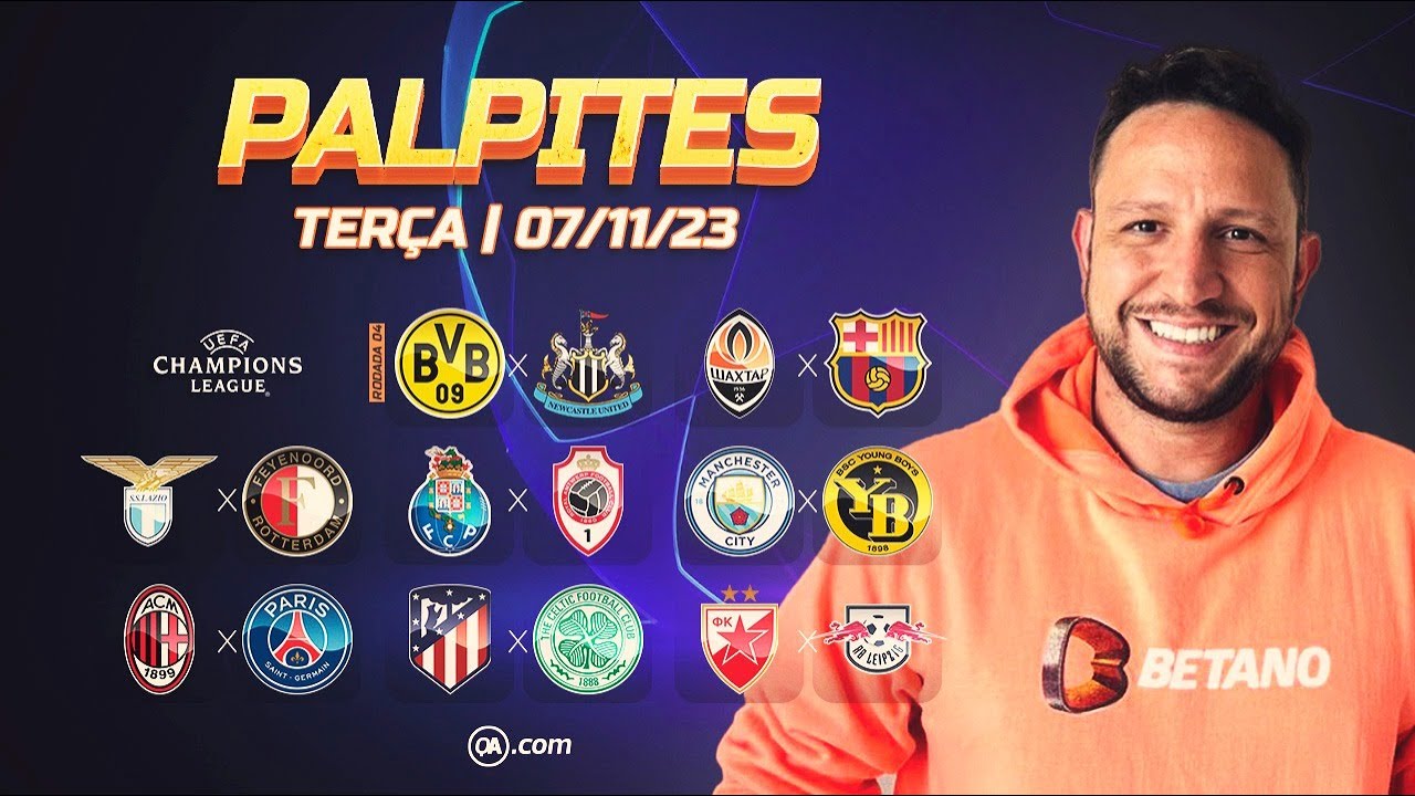 Palpites pros jogos de amanhã na Champions League 🏆 #palpites #futeb