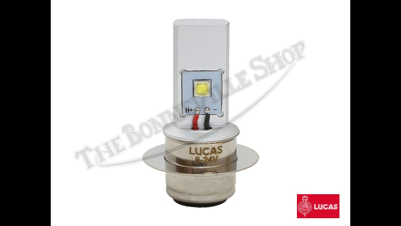 Lucas Dual Polarity BPF LED Headlight Bulb 6V-12V 446 LED