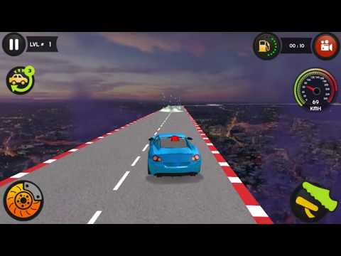 Space Car Stunt Drive 3D Free