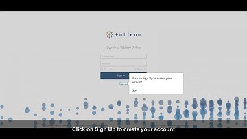 How to Create a trial account of Tableau online @tableau