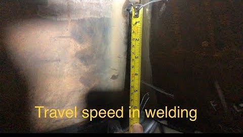 How to check travel speed practically?