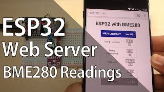 ESP32 Web Server with BME280 - Mini Weather Station