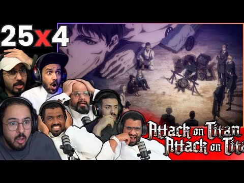 رياكشن ردة العرب على انمي هجوم العمالقة الحلقة 25 م 4 Reaction Arabic ATTACK ON TITAN S4 Ep 25