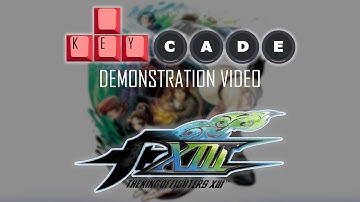 KeyCade Arcade Controllers - The King of Fighters XIII Demonstration Video - Kyo and Shen combos