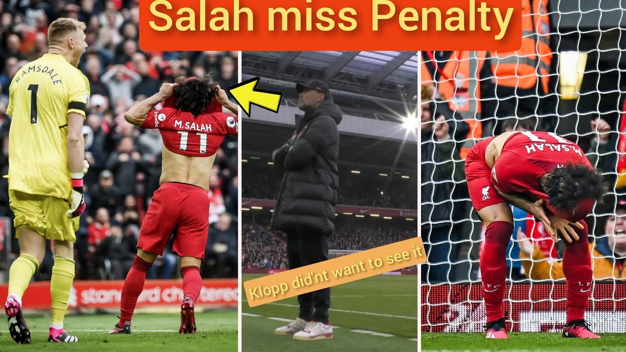 Salah Penalty miss vs Arsenal | Klopp turn back while Salah took it