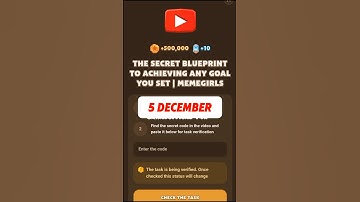 THE SECRET BLUEPRINT TO ACHIEVING ANY GOAL YOU SET MEMEGIRLS#memefi#trandingshorts#best#codes#like