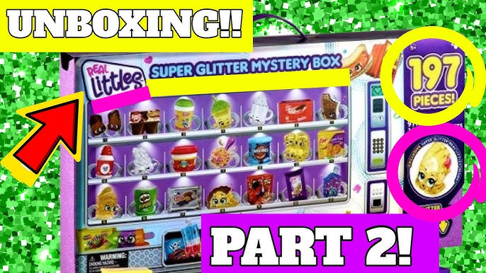 Shopkins Real Littles Super Glitter Mystery Box with 197 Pieces 