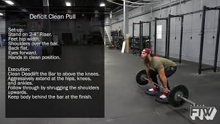 Deficit Clean Pull - Weightlifting