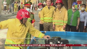 Phòng cháy chữa cháy tại khu tập thể cũ | HANOI TV