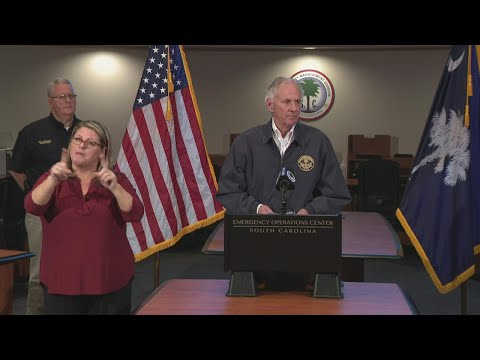 South Carolina Governor Henry McMaster briefing on the winter ice storm: full video