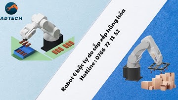 Thử nghiệm Robot 6 trục - ADTECH (testing robot 6 axis - demo video)
