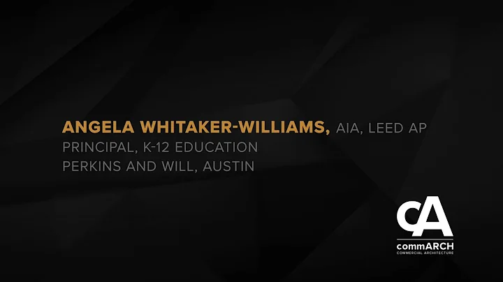 commARCH Interview: Angela Whitaker-William...  of...