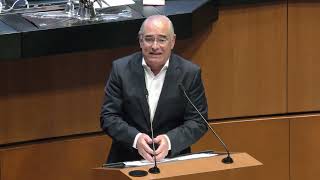 Senador Julen Rementería presenta moción suspensiva a un dictamen en materia de Ley de Amparo