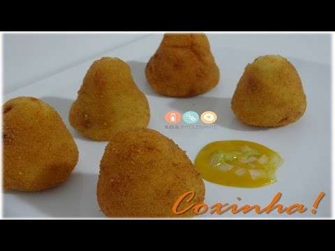 Como fazer Coxinha sem glúten, sem lactose, sem ovo