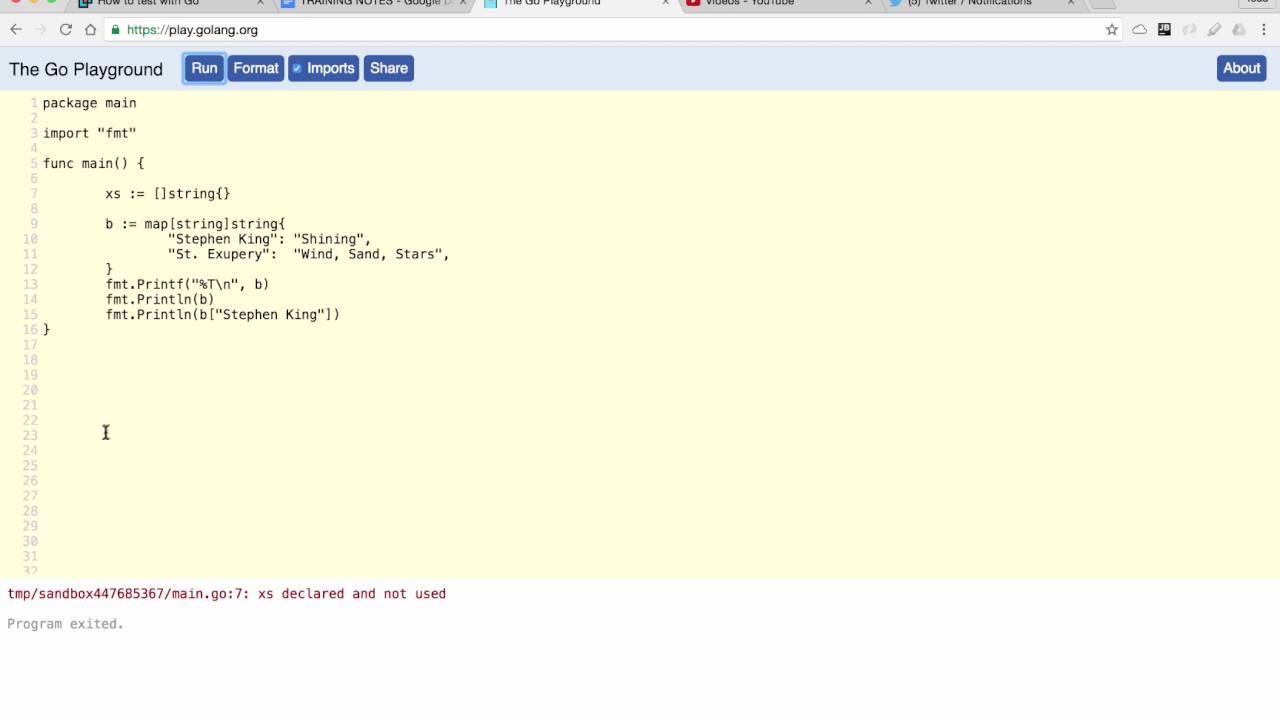 GOLANG hands on solutions - YouTube
