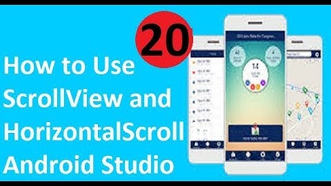 How to Use ScrollView and HorizontalScroll in Android Studio Beginners
