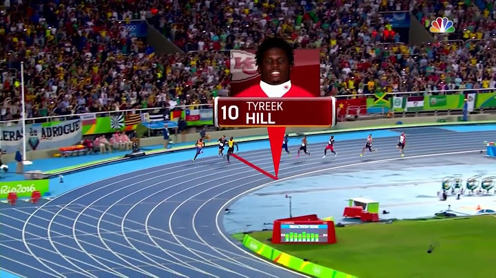 Just how fast is Tyreek Hill? Compare him to Usain Bolt!