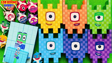 Meet Numberblocks NEW 600 54 Puzzle Tetris Shape| ASMR chirping of birds