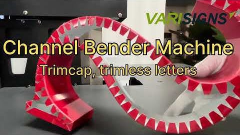 Amazing Automatic Channel Bender Machine for trim cap, trimless and reverse 3d channel letters