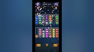 Color Ball Sort Puzzle Level 255 Solution #shorts