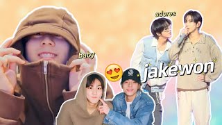 jake is whipped for jungwon (jakewon) moments