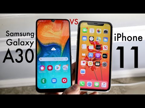 iPhone 11 Vs Samsung Galaxy A30! (Comparison) (Review)