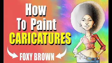 How To Paint Caricatures using Sketchbook pro. #caricatures #procreate #sketchbookpro #caricature