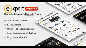 Expert | Premium Responsive Magento 2 and 1 ( support RTL Magento 2 ) | Themeforest Website