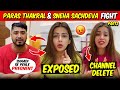 Paras thakral  sneha sac.eva fight controversy  paras thakral divorce with sneha  both expose