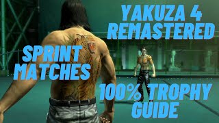 Sprint Matches 1 - 5 - Yakuza 4 Remastered 100% Trophy Guide screenshot 5