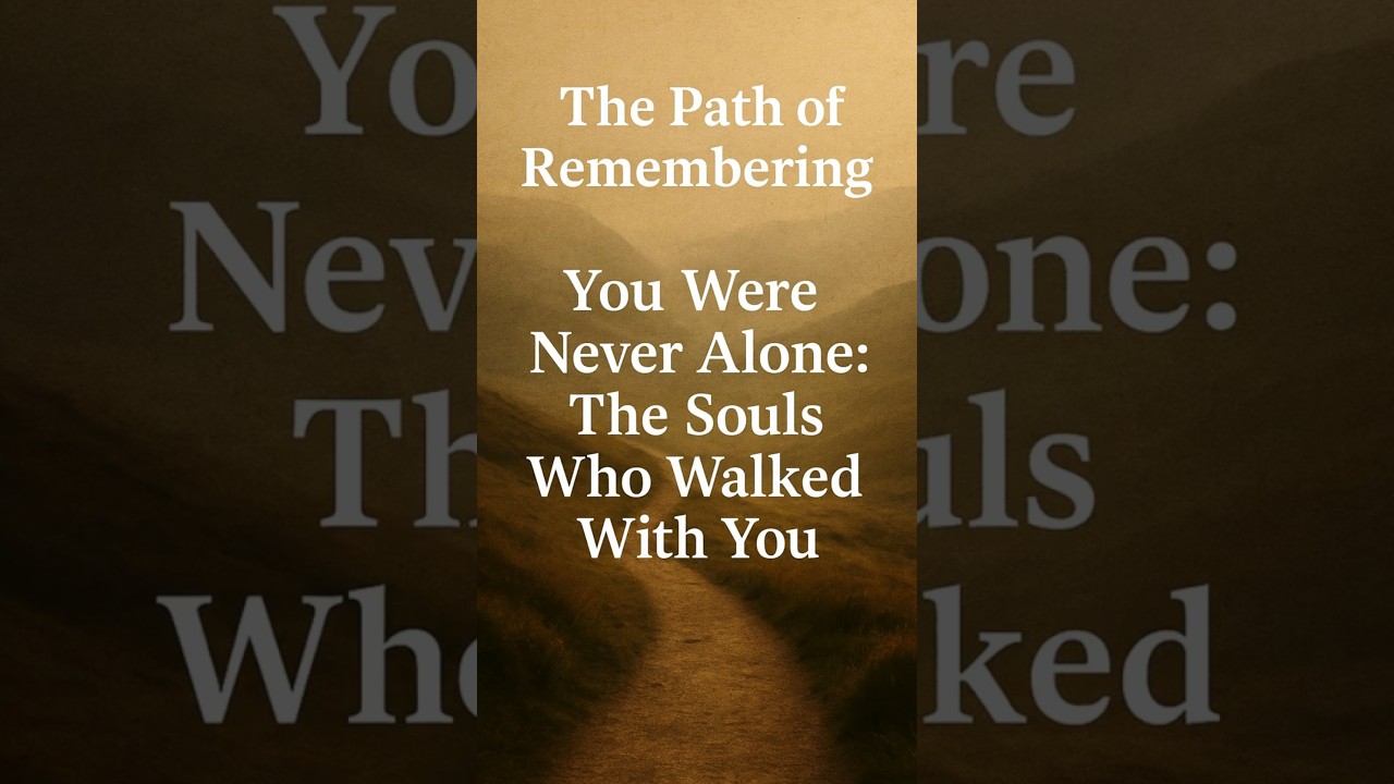 Путь воспоминаний — Ты никогда не был одинок: Души, которые шли с тобой (Отрывок из полного видео)