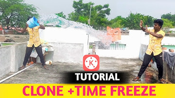 Zack king magic tutorial ||clone and freeze effect in kinemaster||kiran ssk||freeze effect